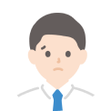お悩みの人物アイコン（ビジネスマン）