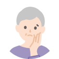 お悩みの人物アイコン（おじいさん）